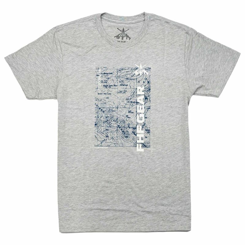FHF Topo Map T-Shirt image number 1