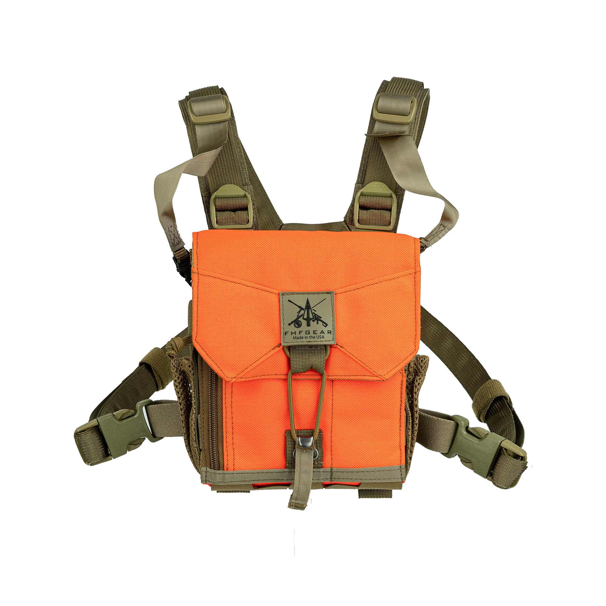 Binocular Harness Case Chest Strap Bag Hunting Optics Gear Pack Safety Fishing 