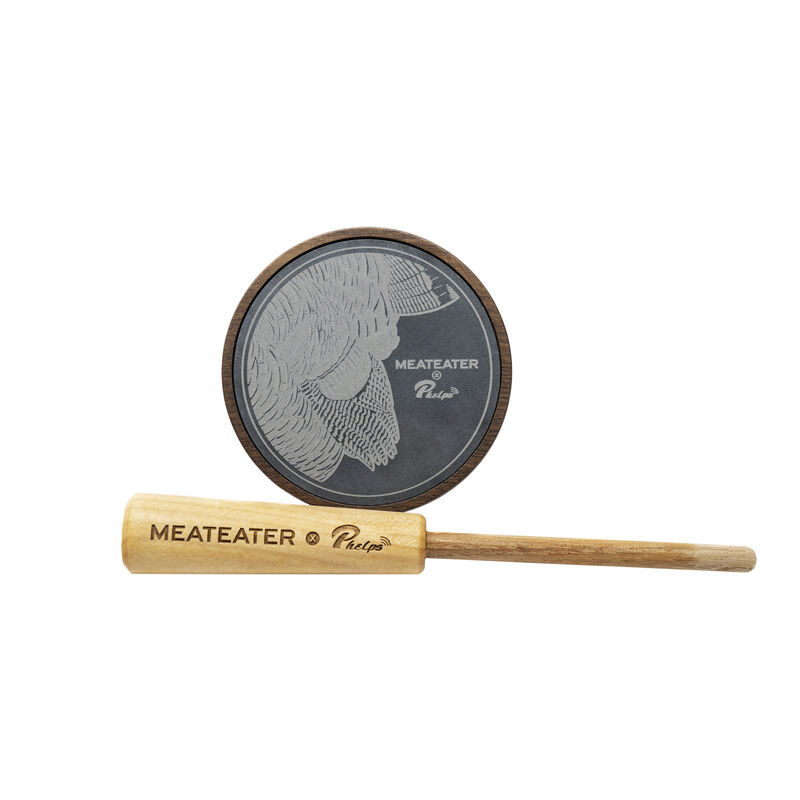 MeatEater X Phelps Slate Over Glass Turkey Pot Call image number 0